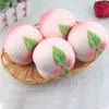 Giocattoli per bambini Pesca Squishy a lenta crescita Jumbo Kawaii Juicy 10CM Ciondolo per telefono carino Ciondolo Dolce crema profumata Torta di pane Giocattolo per bambini Regalo di Natale