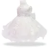 Bébé filles robe dentelle fleur robe de baptême vêtements de baptême nouveau-né enfants filles 1 ans anniversaire princesse infantile fête Costume4260577