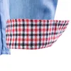 Neue Männer Marke Hemd Tasche Kampf Leder Hemd Langarm Mode Beiläufige Dünne männer Kleid Camisa Masculina M-3XL