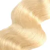 Gagaqueen 1B/613 ombre Virgin Brazilian Body Wave Bundles 10 To 24 inch 100% Human Hair Extensions