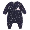 PROSEA Baby Long Sleeve Warm Plush Sleeping Bag Kids Boys Girls Cartoon Printing Pajama, Homewear Nightwear Autumn Winter