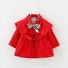 Bébé filles veste vêtements pour enfants fille Trench Coat enfants veste vêtements printemps vêtements d'extérieur 6-36 mois