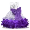 Vestito da bambina Vestito da ragazza di fiori Vestito da principessa per bambini Festa per bambini Matrimonio Damigella d'onore Spettacolo Compleanno Tutu Vestito per bambini Abbigliamento per bambini