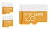2018 venda quente orange evo 32 gb 64 g 128 g 256 g cartão de cartão tf c10 adaptador flash orange azul com frete grátis