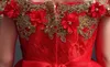 Elegant Red Princess Girls Pageant Dresses Off Shoulder Applique Floor Length Ball Gown Pageant Dresses For Teens Toddler Girls Fl7270284