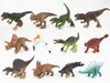 12pcSset Dinosaur Toy Plastic Jurassic Play Play Dinosaur Model Ação Figuras do presente para meninos 3553082