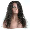 Kinky Krullend Maleisisch Human Hair Lace Front Pruik voor Dames Curl 360 Frontale Pruiken Pre Geplukt 130% Density Diva1