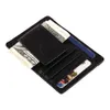 Wallets Wholesale- Lucky 2021 Gold Men's Wallet Credit ID Card Holder Genuine Brown And Black Colors Slim Purse Gift 1