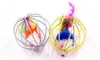 Fat cat toys Lovely Mouse for Cat Dogs Funny Fun playing contain toys Pet supplies Mixed color 100pcs/lot Mouse toys I205