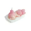 Cute Baby Birthday Candle Happy Birthday Art Decoration Baby Eco Friendly Safe Candle No Smoke Free shipping