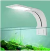 Super Slim LED Plantas de Iluminação de Luz de Aquário Crescer Luz 5 W / 10 W / 15 W Aquatic Plant Iluminação À Prova D 'Água Clip-on Lâmpada Para Peixes TankSuper Slim L