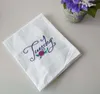 7pcs/lot wholesale new product Monday to Sunday week series embroidered textiles napkins home style placemats napkins