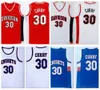 Herren Knights Stephen Curry 30 High School Basketball-Trikots NCAA Davidson Wildcat College genähte Hemden Blau Rot S-XXL