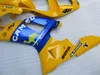 Kit de carénage 7 cadeaux pour Yamaha YZF R1 2000 2001, ensemble de carénages jaune bleu YZFR1 00 01 TR45