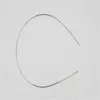 100pcs 1 2mm Stainless Steel headband Wear The Beads Hair Band Hairwear Base Setting No Teeth DIY Hair Accessories196F