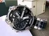 Topkwaliteit DZ7349 Mens Watch Luxe Cool 57 mm Big Dial Real Leather Riem Mens Watch Fashion Quartz Watch Origial Box5327008