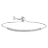 10 ST / SET Mode CZ 925 Sterling Zilveren Link Armband Gepaste Charm Gifts voor Mannen Dames Dagelijkse Sieraden