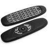 C120 Bakgrundsbelysning Fly Air Mouse 2,4 GHz trådlöst tangentbord 6-axligt gyroskop Game Handgrip Fjärrkontroll för Android TV BOX Bakgrundsbelyst