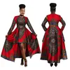 女性のためのアフリカのドレスダシキコットンワックスプリント女性の伝統的な服のためのセクシーなロングドレスwy1268254j