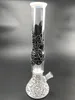 Decorative Design Glass Bong Hookahs Perc Heady 14mm Joint Water Pipes Dab Oil Rigs Small Mini Bongs With Bowl