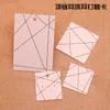 DIY handmade jewelry earring necklace packing card cute stud/drop earring display card 100pcs per lot simple marble line tags