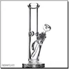 12 heavy 9mm thickness glass bong downstem bowl accessories 980g hookahs straight notches 18 8mm joint waterpipe with 14 18 14mm cone