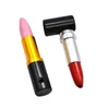 New color lipstick cigarette holder, cigarette holder, multicolored lipstick shaped aluminum alloy pipe.