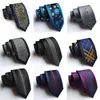 New Arrival Silk Slim Men Ties Fashion 6cm Skinny Stripe Dot Floral Neck tie for men Woven Formal wear business wedding party