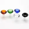 Diamant 14 mm glazen kommen bongs mannelijke gewricht 5 kleuren kom waterpijp pijpolie oliestigs waterpijpen