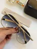 نظارات شمسية متضخمة كبيرة الحجم من Gold Gold Gray Gray Usisex Sunglass Eyewear New With Box295T