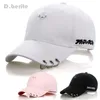 Mens Snapback Hats Fashion K Pop Iron Ring Hats Justerbara baseballmössa unisex Caps Snapback Hip Hop Caps1560221
