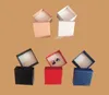 5*5*3cm Jewelry Display Box 48pcs/lot Multi Colors BlackSponge Diamond Patternn Paper Ring /Earrings Box Packaging Gift Box GA56