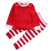 Newest Arrivals Hot Family Matching Christmas Pajamas Set Adult Kids Sleepwear Nightwear Adorable Matching Outfits Home Clothes
