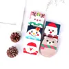 I più nuovi calzini alla caviglia per bambini di Natale Calzini per regali di Babbo Natale con pupazzo di neve Calzini con stampa calda in cotone carino per donna