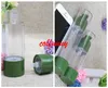 100 unids/lote 30ml 50ml botella verde vacía frasco de vacío botella de alta presión, sin bomba de emulsión de aire botella dispensador de perfume