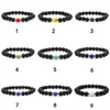 9 couleurs Lava Rock chaîne perlée Bracelet Huile Essentielle Diffuseur Pierre Chakra Charme Bracelet Pour femmes hommes Mode Aromathérapie Artisanat Bijoux