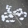 Ginkgo Falso Ramo (5 Hastes / peça) Simulação Ginkgo Biloba Vegetação Planta para Casa de Casamento Vitrine Plantas Artificiais Decorativas