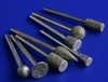 Têtes de meulage en diamant Carborundum, tige de 6mm, outils rotatifs, pointes de bavures, pointe abrasive, fraisage électrique, 20 pièces