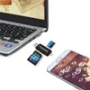 3 W 1 USB OTG Reader kart Flash Drive High-Speed ​​USB2.0 Universal OTG TF / SD Karta do telefonu PC Nowy