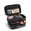 Kosmetiktaschen Doppelschichtige PU-Damenwasserdichte Make-up-Tools Organizer-Beutel Waschen Kulturbeutel Vanity Travel Case Box Zubehör