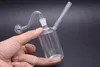Vente chaude bécher conduites d'eau bongs en verre épaisseur de receveur de glace pour fumer en ligne perc plate-forme pétrolière épaisse conduite d'eau de fumage tuyau de brûleur à mazout de 10mm