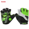 Baodun Rękawiczki rowerowe Pół Palec Rękawiczki Rowerowe Rower Pad Wyścigi Rękawice Rowerowe Guantes Ciclismo Luva Guantes Bisiklet