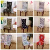 Spandex Chair Covers Elastic Dining Seat Cover Anti-dirty Removable Slipcovers Banquet Wedding Dinner Restaurant Decor 37 Designs WLL791