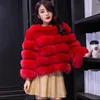 New Arrival 2017 Fashion Women Fur Coat High-Quality Faux  Patchwork Fur Short Coat Female Winter Warm Jacket Parka PC148