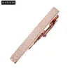 Hawson Tie Clip Bar Zestaw do Mężczyzn Biżuteria Rose Gold Color Nectie Bar Zapięcie Koszula Clamp