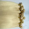 Ganzer Kopf, blonde Farbe 613, brasilianische Haarwebart, glattes Haar, Bündel, 100 g, Stück 3 Stück, ein Los, kostenloser Versand