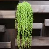 78 cm Artificial Teardrop Succulent Plants Wall Hanging Bean Vine Flores Rattan For Home Decoration Diy Wreath Fake Flowers5802981