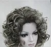 Livraison gratuite ++++ 5color Sexy Ladies Girl perruque cheveux bouclés moyens Perruques @@@##