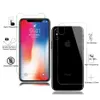 Fram och bakre tempererat glas Telefon Skärmskydd för iPhone 12 Mini 11 Pro Max XR XS X 8 7 Plus 2PCS-film i ett detaljhandelspaket
