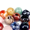 30 Stücke Neue 14mm Glatte Runde Gut Poliert Natürliche Unakite Jaspis Indien Achat Sodalith Stein Halb Edelstein Lose Perlen mit 5mm Loch